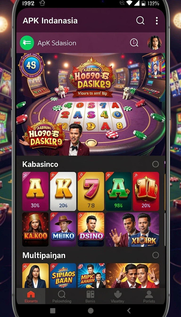 Tampilan utama aplikasi Review Aplikasi w67 yang intuitif dan efisien.