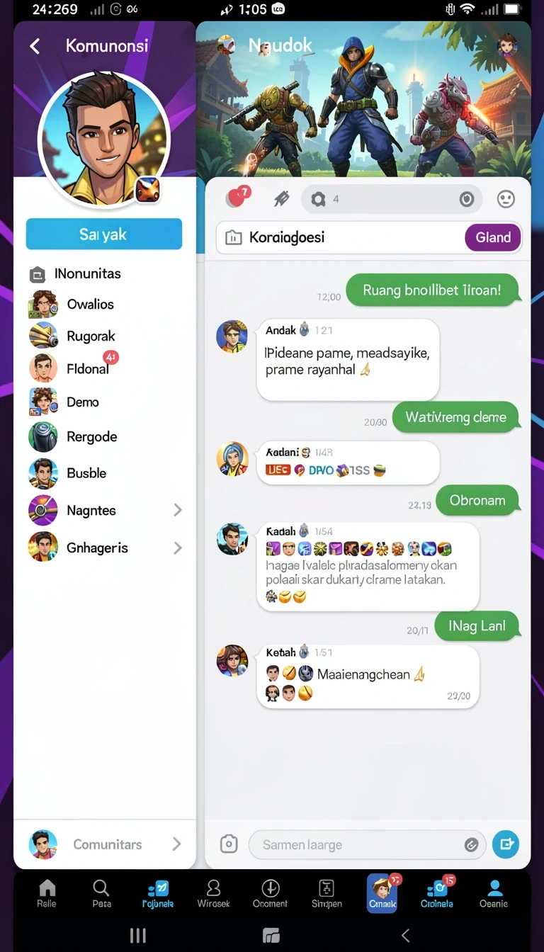 Tampilan utama aplikasi Review Aplikasi afk77 yang intuitif dan efisien.